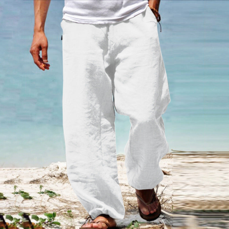 Men's vintage linen pants