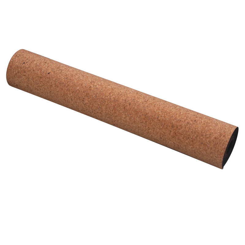 Yoga mat made from natural cork and natural rubber 