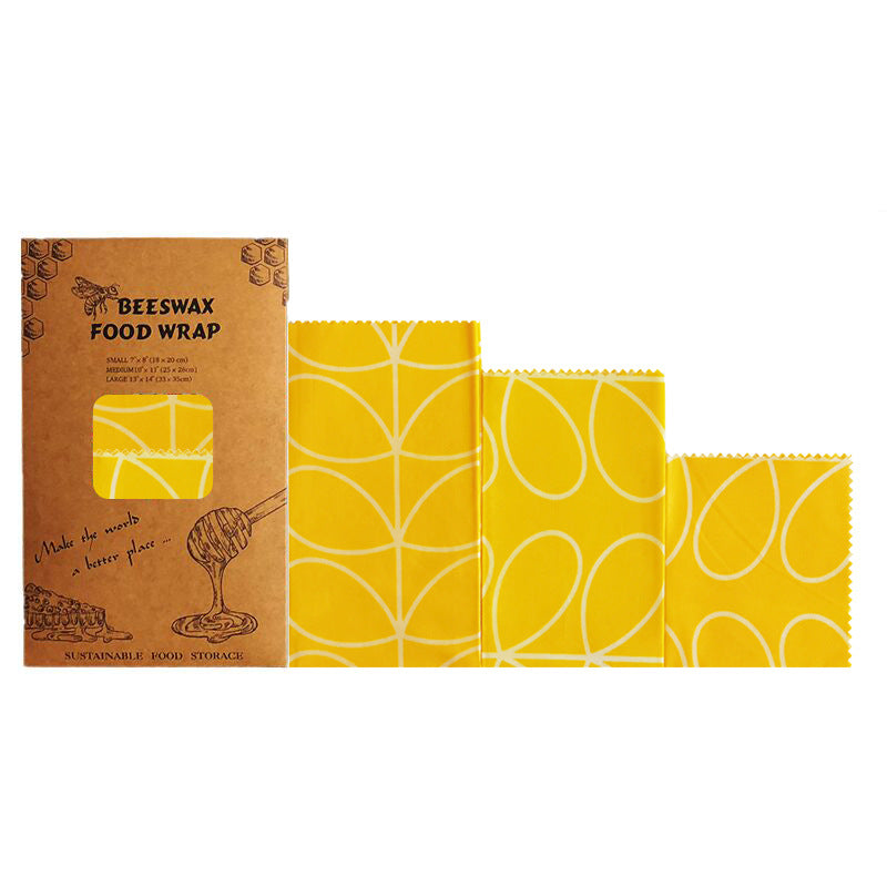 Sustainable beeswax cloths (3 pieces) 