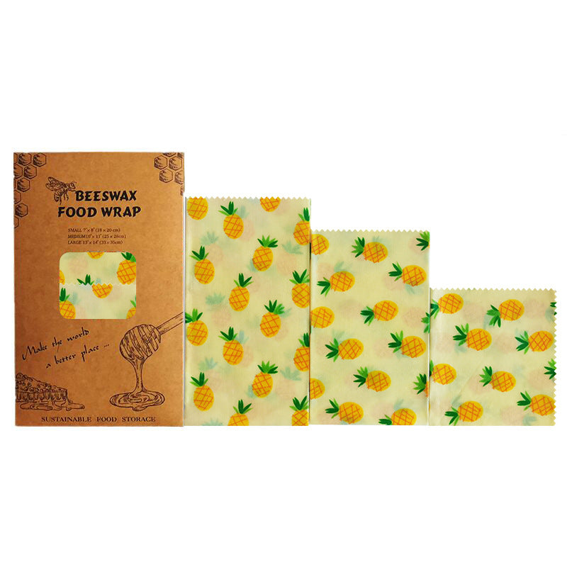 Sustainable beeswax cloths (3 pieces) 