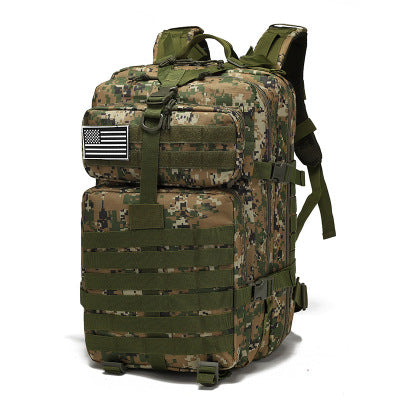 Tactical backpack with Molle system and Velcro attachment