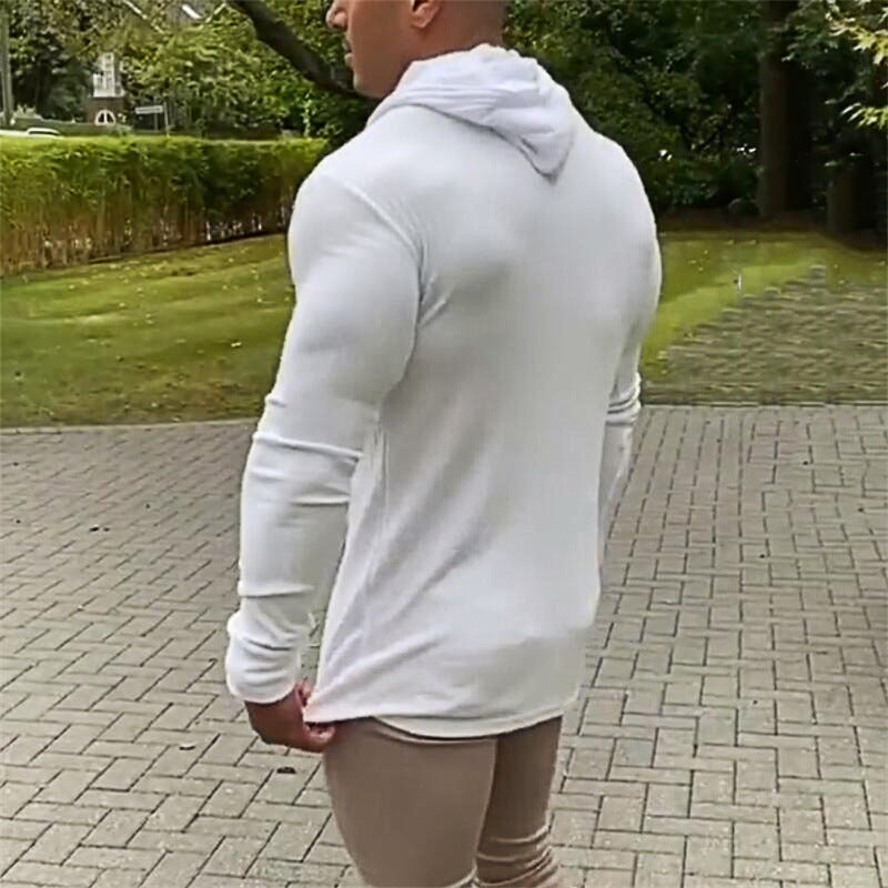 Herren Slim Fit "Hoodie Shirt"