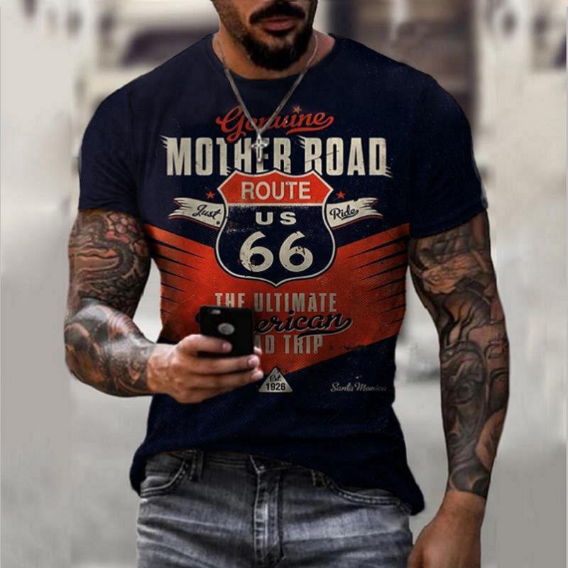 Retro US T-Shirt, Route 66