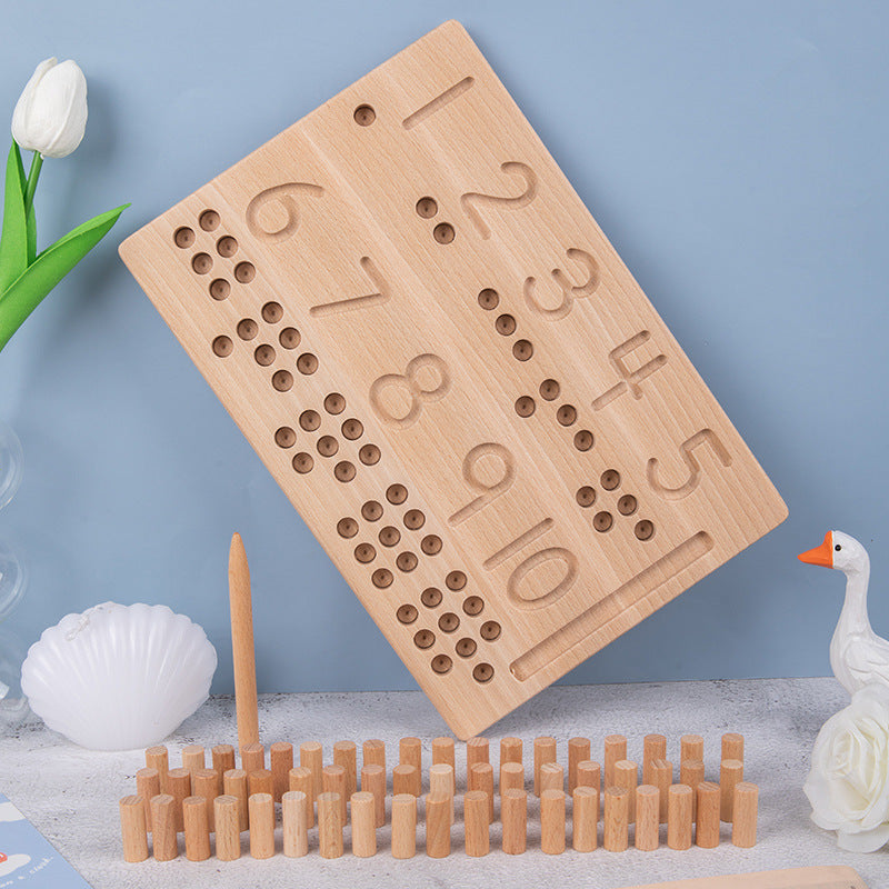 Montessori logarithm board 