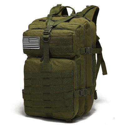 Tactical backpack with Molle system and Velcro attachment