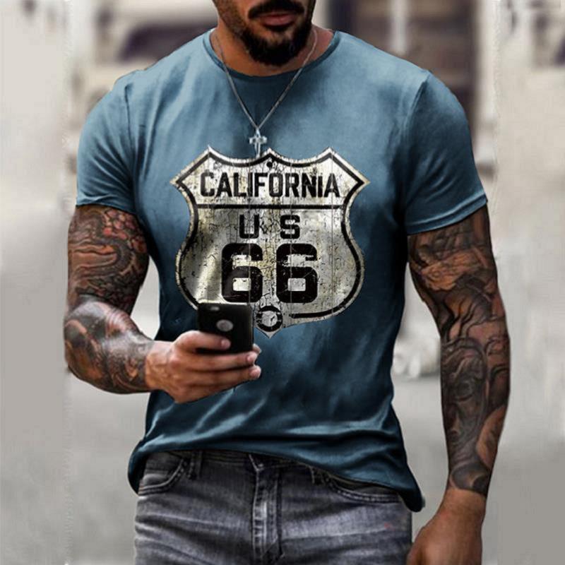 Retro US T-Shirt, Route 66