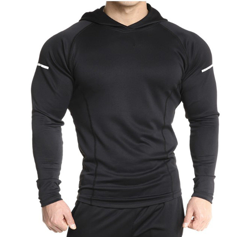 Men's long sleeve hooded or zipper shirt