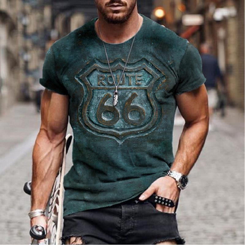 Retro US T-Shirt, Route 66