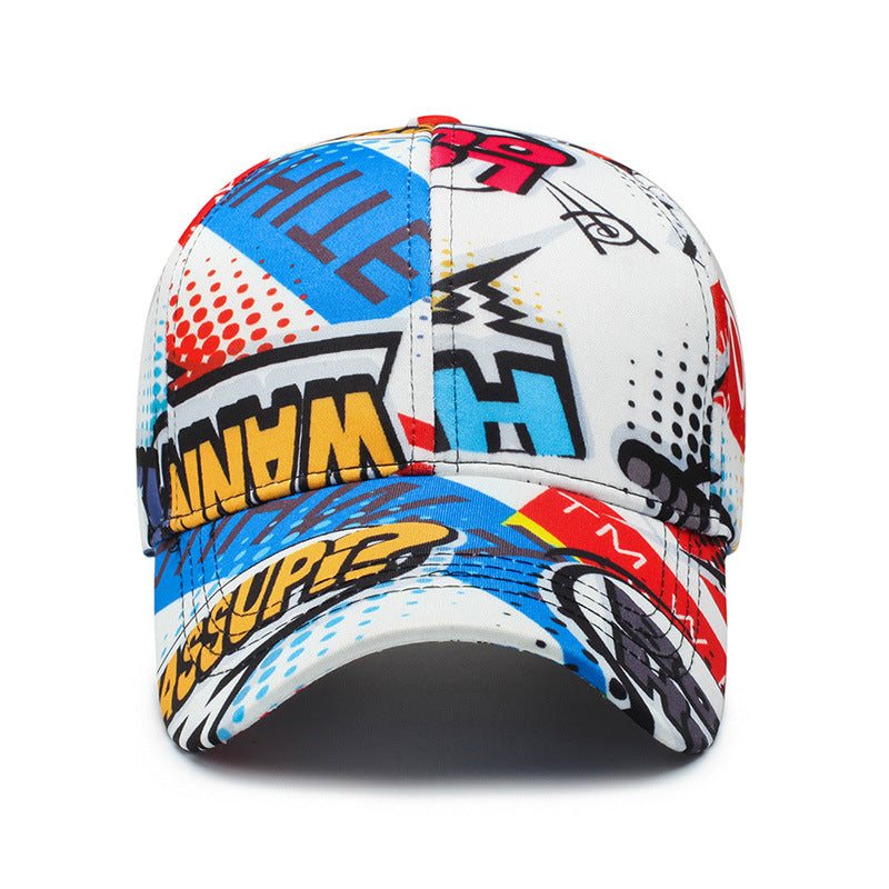 Baseball cap in comic style (unisex)