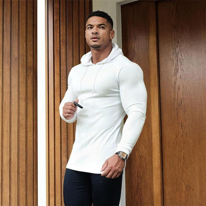 Herren Slim Fit "Hoodie Shirt"