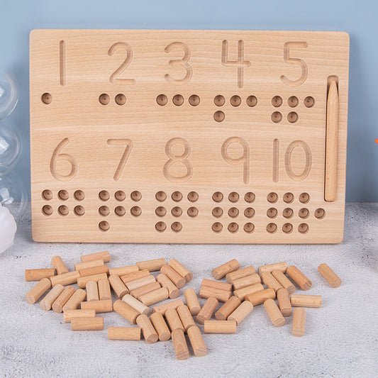 Montessori logarithm board 