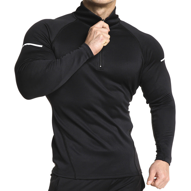 Men's long sleeve hooded or zipper shirt