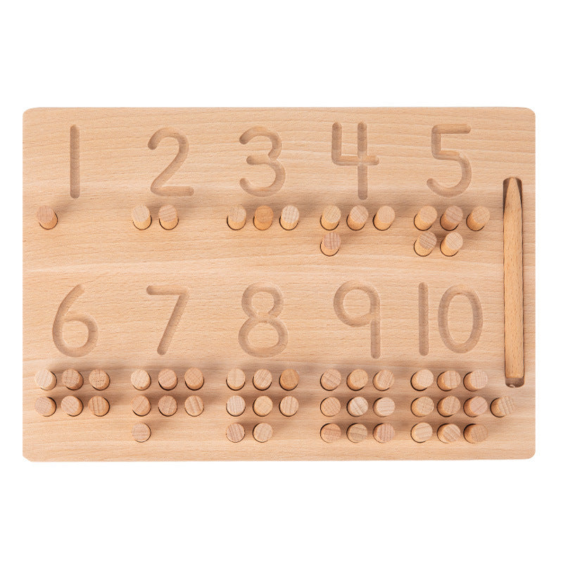 Montessori logarithm board 