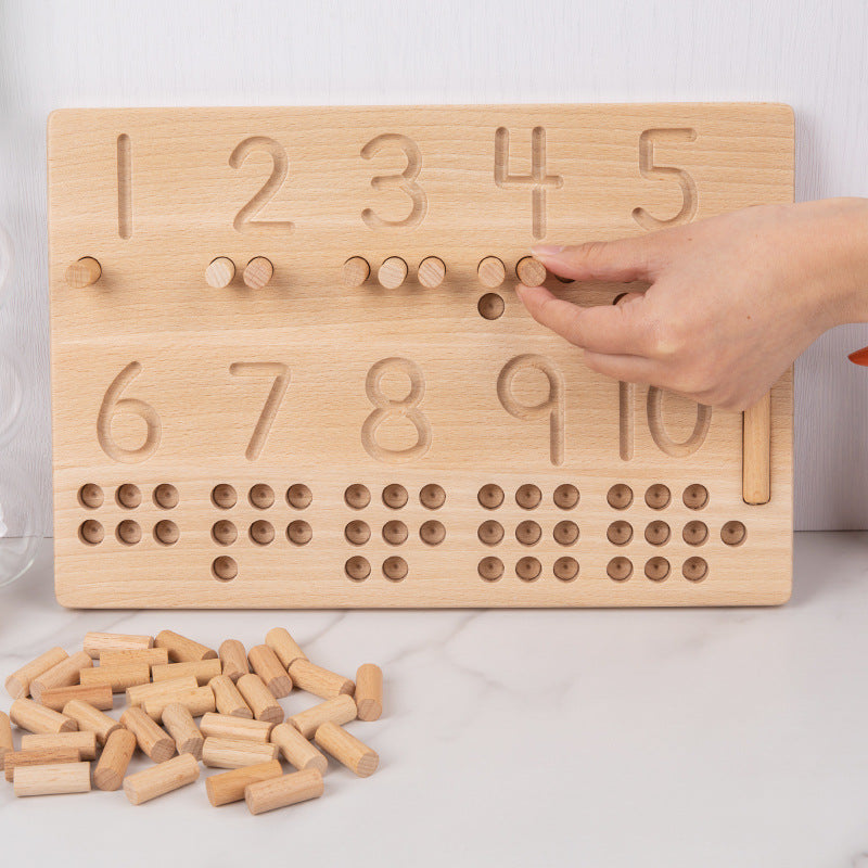 Montessori logarithm board 