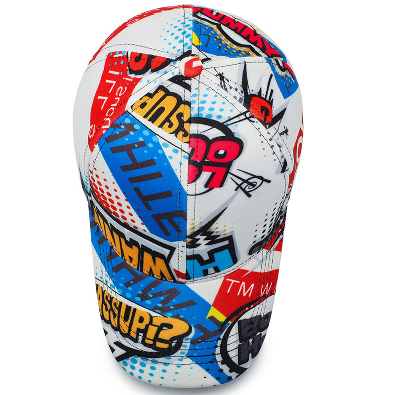 Baseball cap in comic style (unisex)