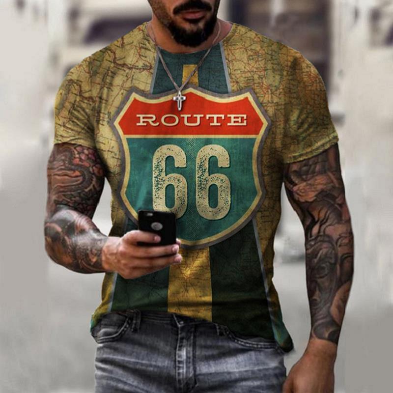 Retro US T-Shirt, Route 66