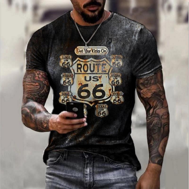 Retro US T-Shirt, Route 66