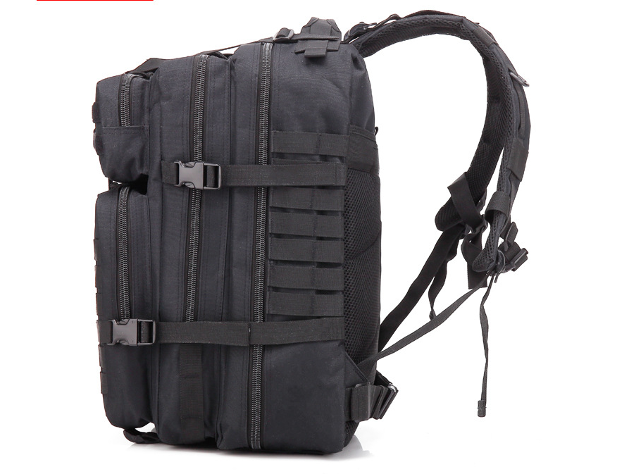 Tactical backpack with Molle system and Velcro attachment