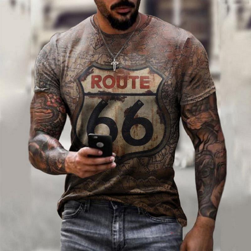 Retro US T-Shirt, Route 66