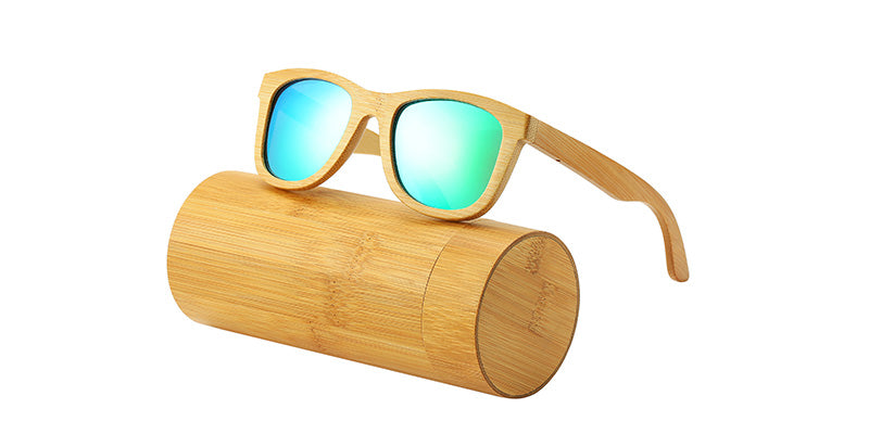 Bamboo sunglasses, polarized, UV400 