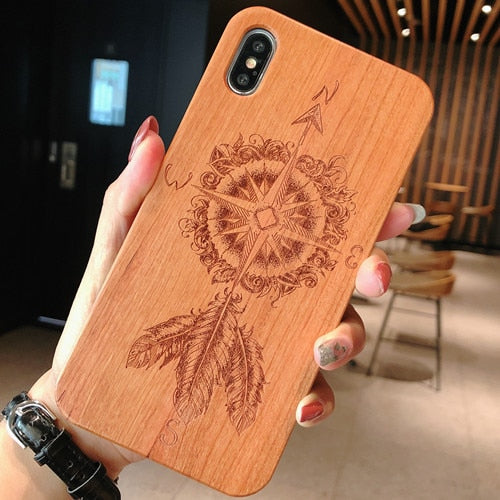 iPhone wood phone case