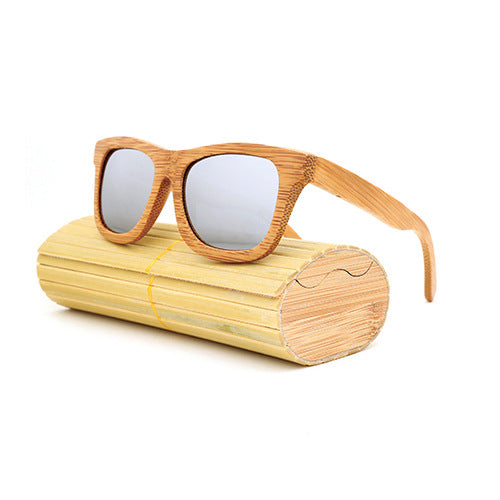 Bamboo sunglasses, polarized, UV400 