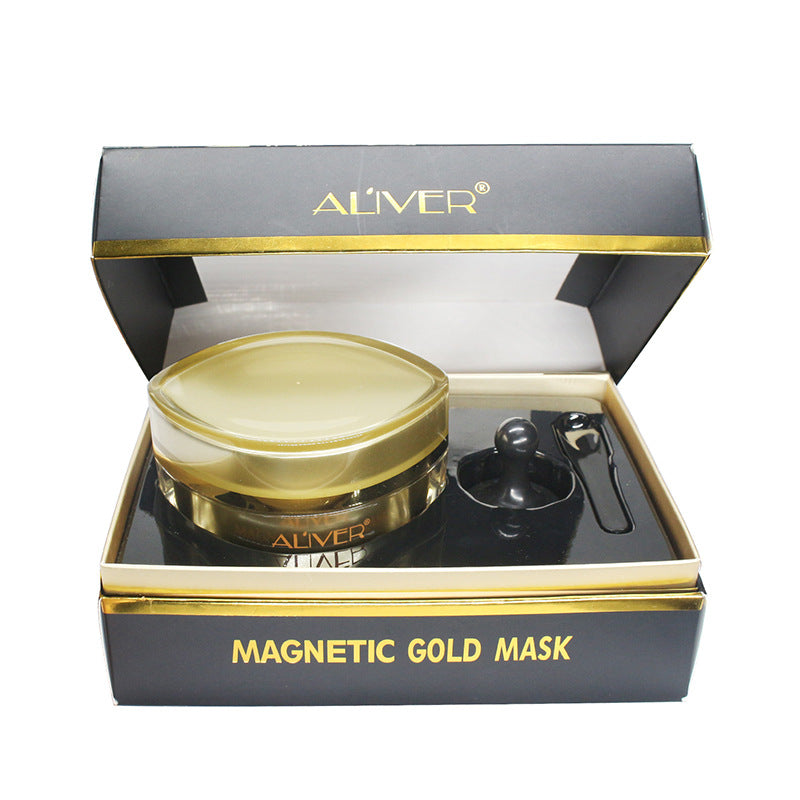 Magnetic Gold Mask (Mineralreiche Gesichtsmaske, reinigt die Poren, entfernt Hautunreinheiten, auf Eisen basierende Haut revitalisierende Anti-Aging Maske für Männer und Frauen)