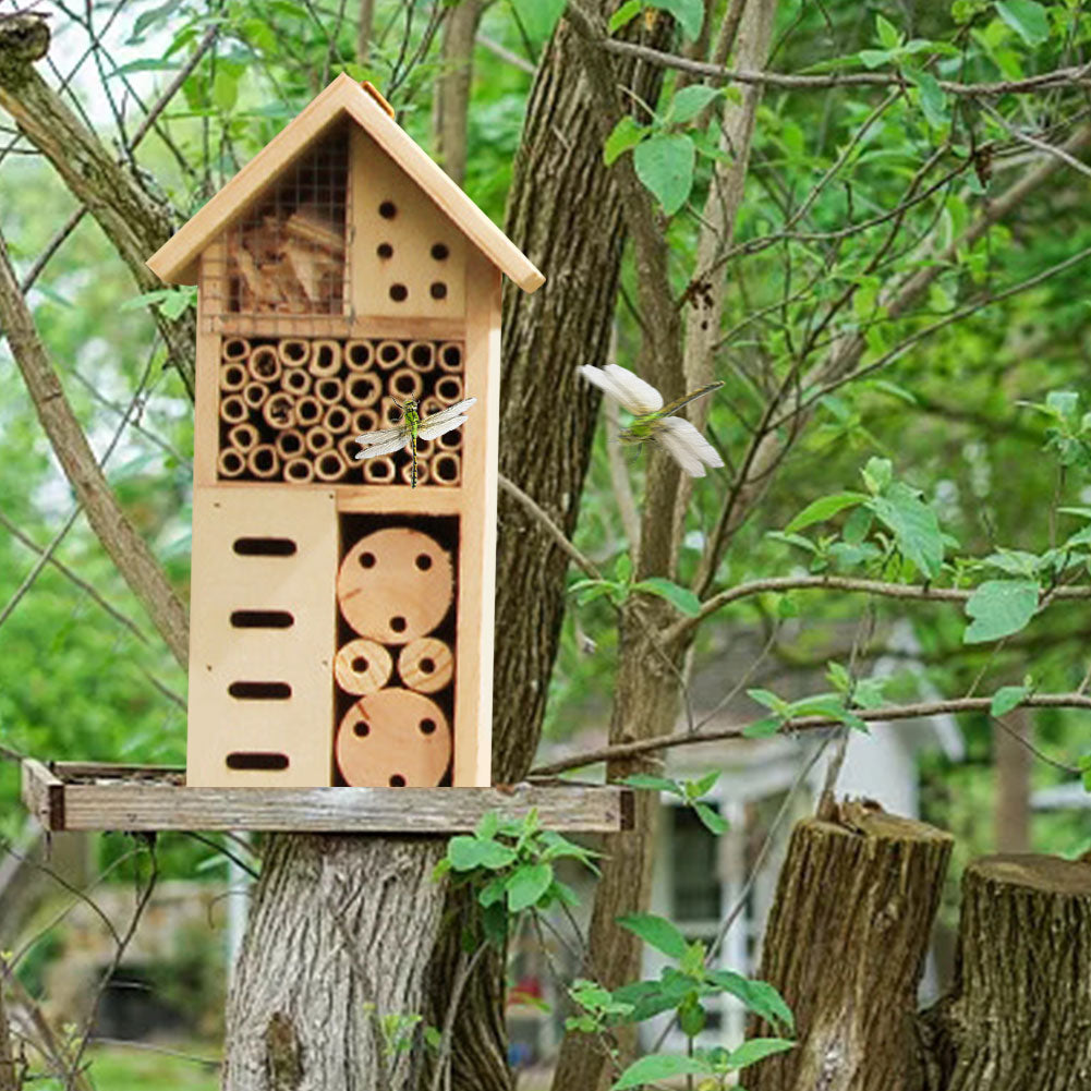 Insektenhaus aus Massivholz