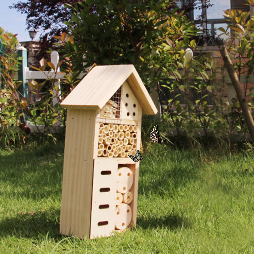 Insektenhaus aus Massivholz