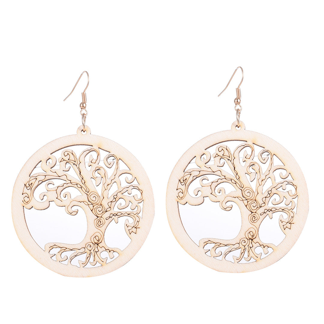 American &amp; European fashion wooden earrings