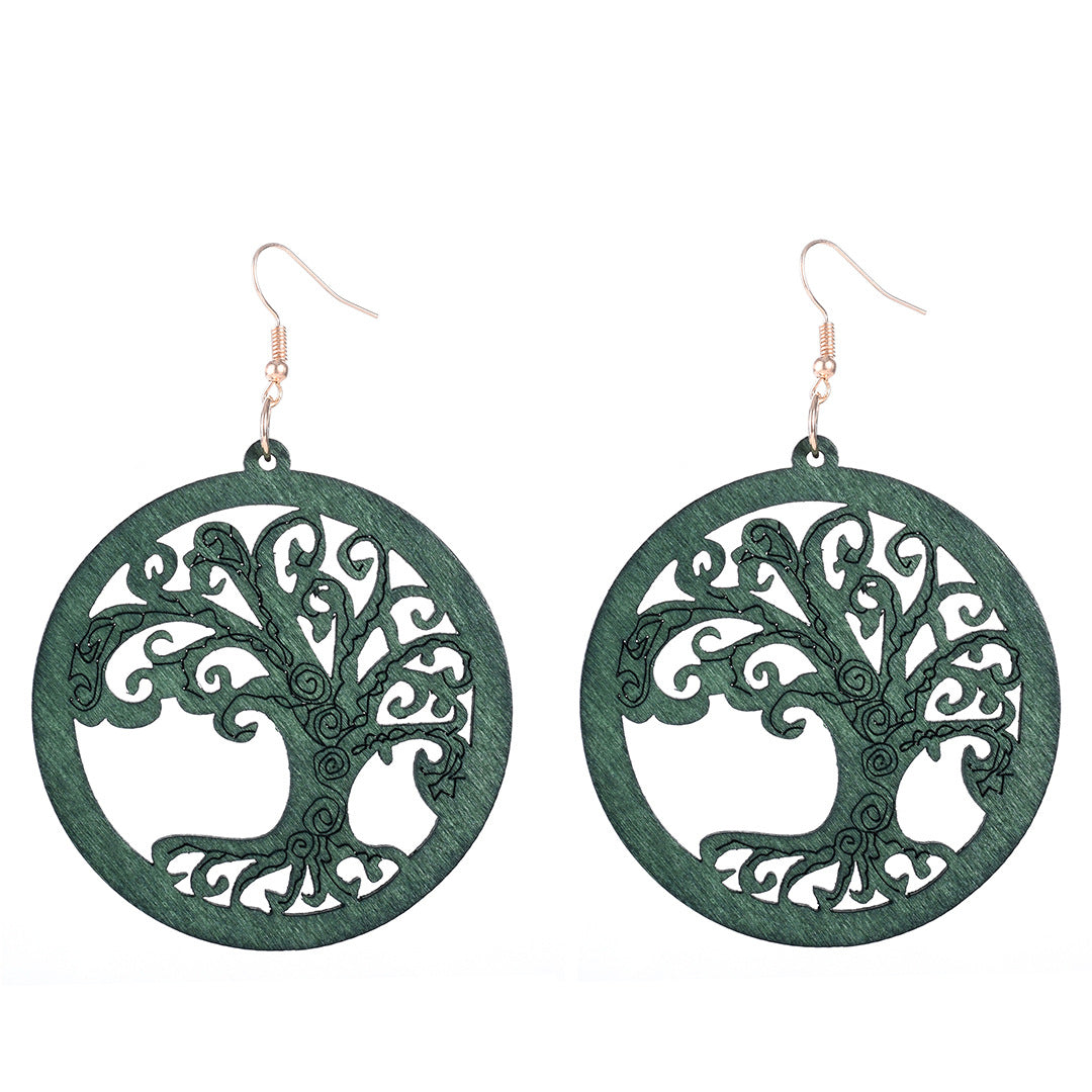 American &amp; European fashion wooden earrings