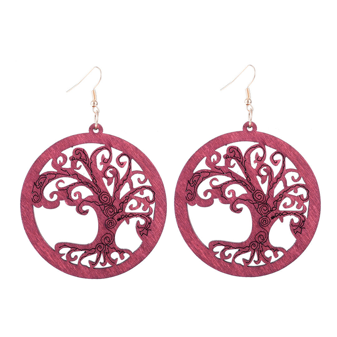 American &amp; European fashion wooden earrings