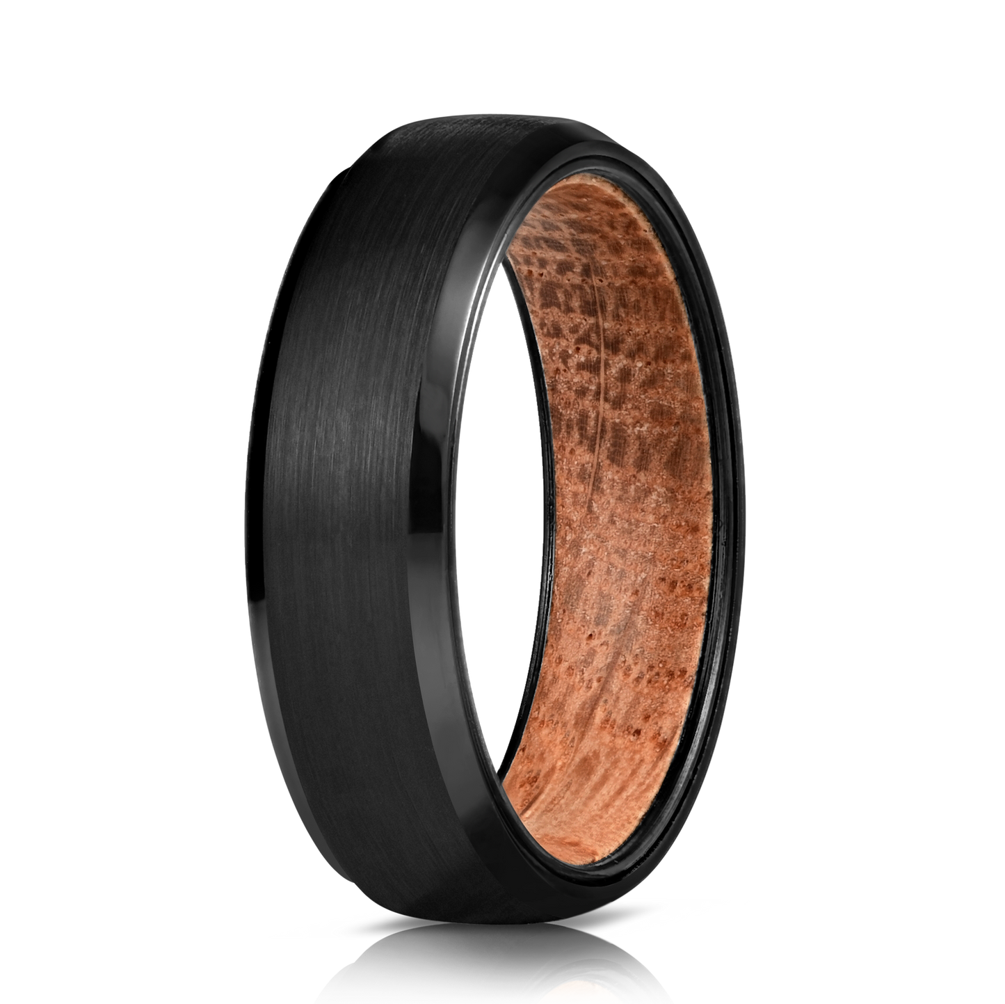 Eichenholz Wolframcarbid Ring