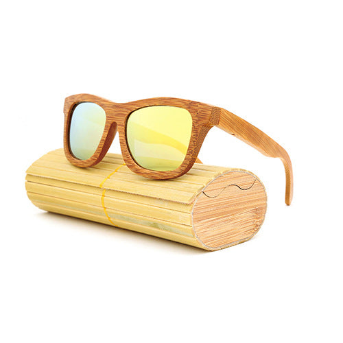 Bamboo sunglasses, polarized, UV400 