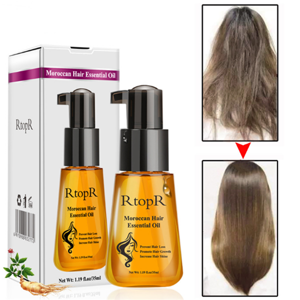 R top R Moroccan Argan Hair Oil