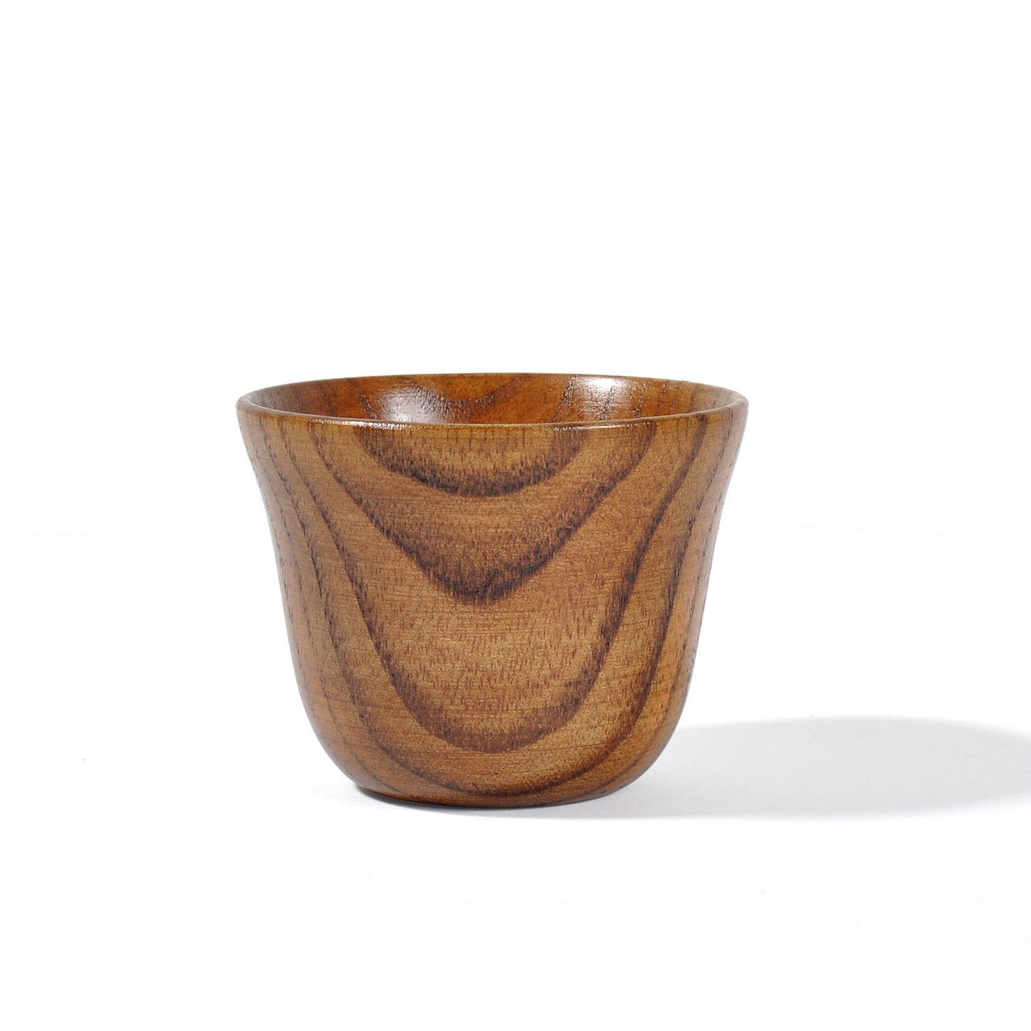 Jujube wood, sustainable drinking bowl water/sake/wine (100% wood / anti scalding)