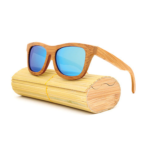 Bamboo sunglasses, polarized, UV400 