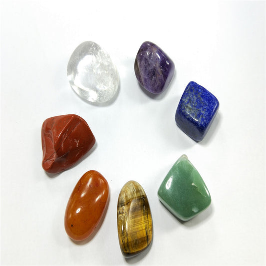 7 chakra natural energy stones