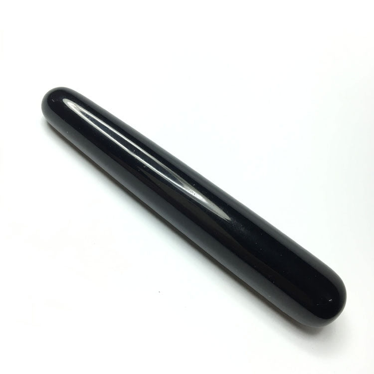 Black Obsidian Rib Wand/Massage Stick