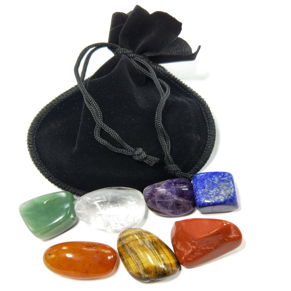 7 chakra natural energy stones